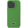 LACOSTE Case Iconic Petit Pique Crossbody Cord Magsafe For Iphone 16 Pro Green - (LCHMBCP16LPVCN)