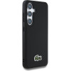 LACOSTE Case Iconic Petit Pique Woven Logo Cbdy Strap Magsafe To Samsung Galaxy S25 Black - (LCHMBCS25SPVCK)