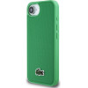LACOSTE Case Iconic Petit Pique Woven Logo Magsafe For Iphone 16e Green - (LCHMPSE4PVCN)