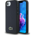 LACOSTE Case Iconic Petit Pique Woven Logo Magsafe For Iphone 16e Navy Blue - (LCHMPSE4PVCV)
