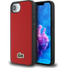 LACOSTE Case Iconic Petit Pique Woven Logo Magsafe For Iphone 16e Red - (LCHMPSE4PVCR)