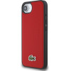 LACOSTE Case Iconic Petit Pique Woven Logo Magsafe For Iphone 16e Red - (LCHMPSE4PVCR)