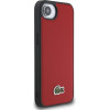 LACOSTE Case Iconic Petit Pique Woven Logo Magsafe For Iphone 16e Red - (LCHMPSE4PVCR)