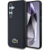 LACOSTE Case Iconic Petit Pique Woven Logo Magsafe For Samsung Galaxy S25 Navy Blue - (LCHMS25SPVCV)