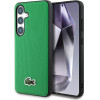 LACOSTE Case Iconic Petit Pique Woven Logo Magsafe To Samsung Galaxy S25 Plus Green - (LCHMS25MPVCN)
