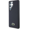 LACOSTE Case Iconic Petit Pique Woven Logo Magsafe To Samsung Galaxy S25 Ultra Navy - (LCHMS25LPVCV)