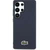 LACOSTE Case Iconic Petit Pique Woven Logo Magsafe To Samsung Galaxy S25 Ultra Navy - (LCHMS25LPVCV)