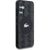 LACOSTE Case Monogram W/ Silver Croc Logo Magsafe To Samsung Galaxy S25 Black - (LCHMS25SUBSK)