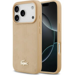 LACOSTE Case Nomograme Gold Logo Magsafe For Iphone 17 Pro Beige - (LCHMP17LPNOB)