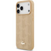 LACOSTE Case Nomograme Gold Logo Magsafe For Iphone 17 Pro Max Beige - (LCHMP17XPNOB)