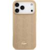LACOSTE Case Nomograme Gold Logo Magsafe For Iphone 17 Pro Max Beige - (LCHMP17XPNOB)