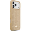 LACOSTE Case Nomograme Gold Logo Magsafe For Iphone 17 Pro Max Beige - (LCHMP17XPNOB)