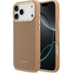 LACOSTE Champs Elysees Gold Logo Magsafe Case For Iphone 17 Pro Pink - (LCHMP17LPCEGP)