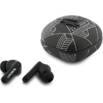 LACOSTE Earphones Tws Monogram The Blend Bluetooth Enc Anc Black - (LCTWSTP103PBSK)