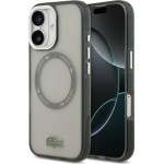 LACOSTE Etui Shockproof Transparent Frosted Magsafe Do Iphone 17 Szary - (LCHMP17SUGCOG)