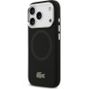 LACOSTE Hc Silicone Metal Logo Magsafe Case For Iphone 17 Pro Black - (LCHMP17LSLAK)