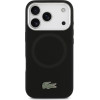 LACOSTE Hc Silicone Metal Logo Magsafe Case For Iphone 17 Pro Black - (LCHMP17LSLAK)