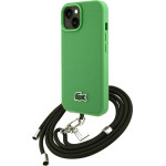 LACOSTE Iconic Petit Pique Crossbody Cord Magsafe Case For Iphone 15 Green - (LCHMBCP15SPVCN)