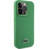 LACOSTE Iconic Petit Pique Crossbody Cord Magsafe Case For Iphone 15 Pro Max Green - (LCHMBCP15XPVCN)