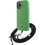 LACOSTE Iconic Petit Pique Crossbody Cord Magsafe Case For Iphone 16 Green - (LCHMBCP16SPVCN)