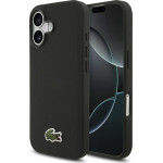 LACOSTE Iconic Petit Pique Woven Logo Magsafe Case For Iphone 17 Black - (LCHMP17SPVCK)
