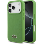 LACOSTE Iconic Petit Pique Woven Logo Magsafe Case For Iphone 17 Pro Green - (LCHMP17LPVCN)