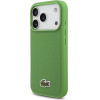 LACOSTE Iconic Petit Pique Woven Logo Magsafe Case For Iphone 17 Pro Green - (LCHMP17LPVCN)