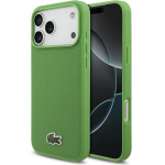 LACOSTE Iconic Petit Pique Woven Logo Magsafe Case For Iphone 17 Pro Max Green - (LCHMP17XPVCN)