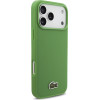 LACOSTE Iconic Petit Pique Woven Logo Magsafe Case For Iphone 17 Pro Max Green - (LCHMP17XPVCN)