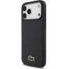 LACOSTE Iconic Petit Pique Woven Logo Magsafe Case For Iphone 17 Pro Max Navy Blue - (LCHMP17XPVCV)