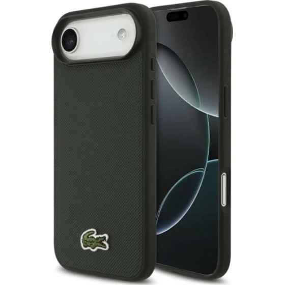 LACOSTE Iconic Petit Pique Woven Logo Magsafe Case For Iphone Air Sinople - (LCHMP17MPVCE)