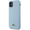 LACOSTE Iphone 11 / Xr 6.1 Light Blue Hardcase With Silicone Croc Logo And Magsafe - (LCHMN61SLOLB)