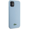 LACOSTE Iphone 11 / Xr 6.1 Light Blue Hardcase With Silicone Croc Logo And Magsafe - (LCHMN61SLOLB)