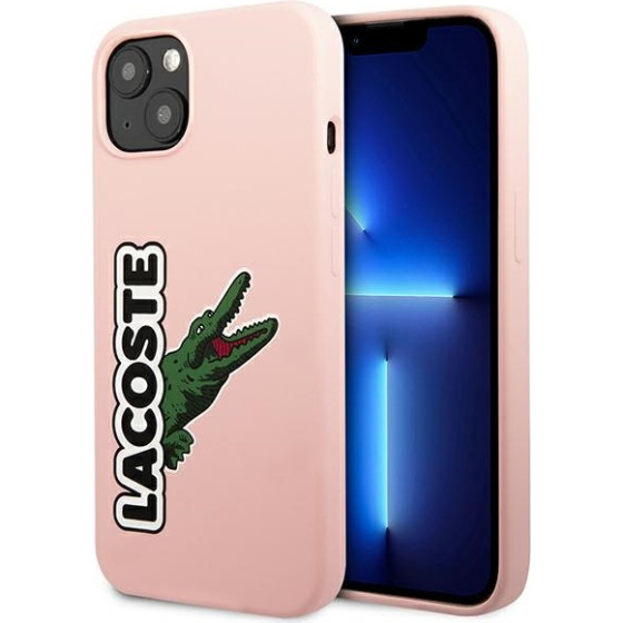 LACOSTE Iphone 13 6,1pInk Hardcase Silicone Head Crocodile - (LCHC13MSHI)