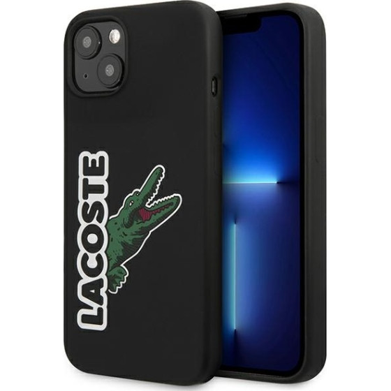 LACOSTE Iphone 13 Mini 5,4 Black Hardcase Silicone Head Crocodile - (LCHC13SSHK)