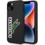 LACOSTE Iphone 14 Plus / 15 Plus 6.7 Black Hardcase With Silicone And Head Crocodile De - (LCHCP14MSHK)