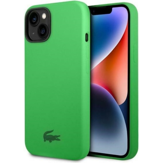 LACOSTE Iphone 14 Plus / 15 Plus 6.7 Green Hardcase With Silicone - (LCHCP14MSN)