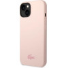 LACOSTE Iphone 14 Plus / 15 Plus 6.7 Light Pink Hardcase With Silicone - (LCHCP14MSI)