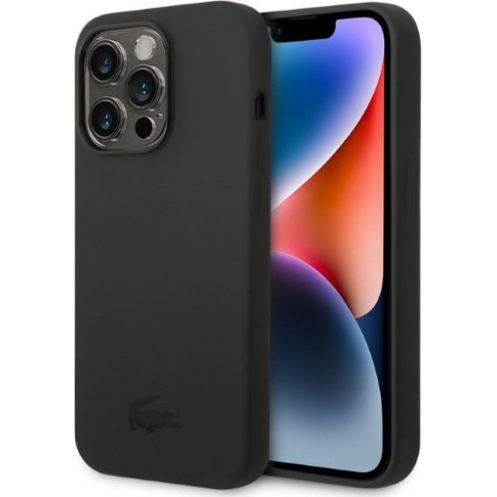 LACOSTE Iphone 14 Pro 6.1 Black Hardcase With Silicone - (LCHCP14LSK)