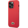 LACOSTE Iphone 14 Pro 6.1 Red Hardcase With Iconic Petit Pique Magsafe - (LCHMP14LPVCR)