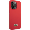 LACOSTE Iphone 14 Pro 6.1 Red Hardcase With Iconic Petit Pique Magsafe - (LCHMP14LPVCR)