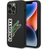 LACOSTE Iphone 14 Pro Max 6.7 Black Hardcase With Silicone And Head Crocodile Design - (LCHCP14XSHK)