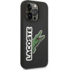 LACOSTE Iphone 14 Pro Max 6.7 Black Hardcase With Silicone And Head Crocodile Design - (LCHCP14XSHK)