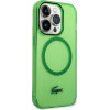 LACOSTE Iphone 14 Pro Max 6.7 Green Hardcase With Transparent Design And Magsafe - (LCHMP14XULON)