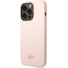 LACOSTE Iphone 14 Pro Max 6.7 Light Pink Hardcase With Silicone - (LCHCP14XSI)