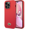 LACOSTE Iphone 14 Pro Max 6.7 Red Hardcase With Iconic Petit Pique Pattern And Magsafe - (LCHCP14XPVCR)