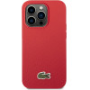 LACOSTE Iphone 14 Pro Max 6.7 Red Hardcase With Iconic Petit Pique Pattern And Magsafe - (LCHCP14XPVCR)