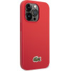 LACOSTE Iphone 14 Pro Max 6.7 Red Hardcase With Iconic Petit Pique Pattern And Magsafe - (LCHCP14XPVCR)