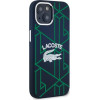 LACOSTE Iphone 15 / 14 / 13 6.1 Blue Hardcase Silicone Monogram Vintage Logo - (LCHMP15SSBIV)