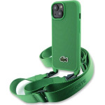 LACOSTE Iphone 15 / 14 / 13 6.1 Green Hardcase Iconic Petit Pique Crossbody - (LCHCP15SSPVCN)
